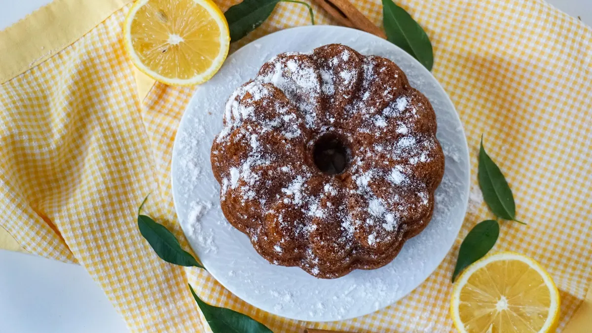 Cake citron et amandes sans gluten